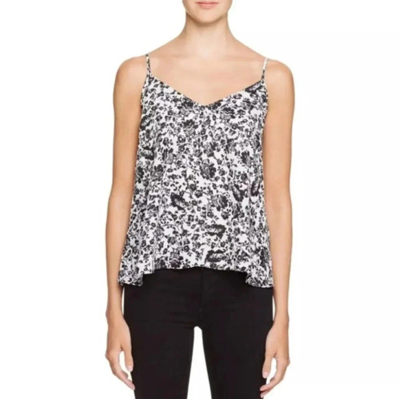 NWT Floral print chiffon Bloomingdales tank - Picture 1 of 7